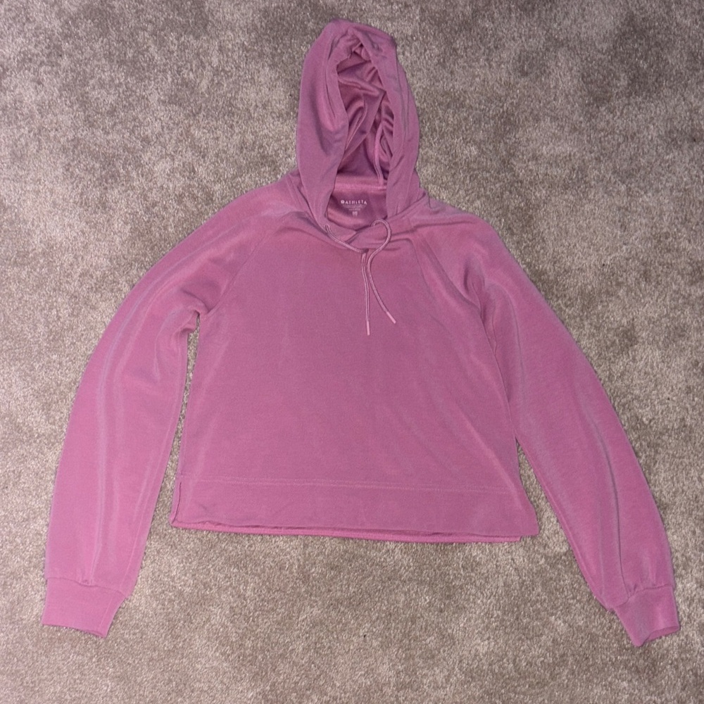 Athleta Mauve Hoodie Sweatshirt
